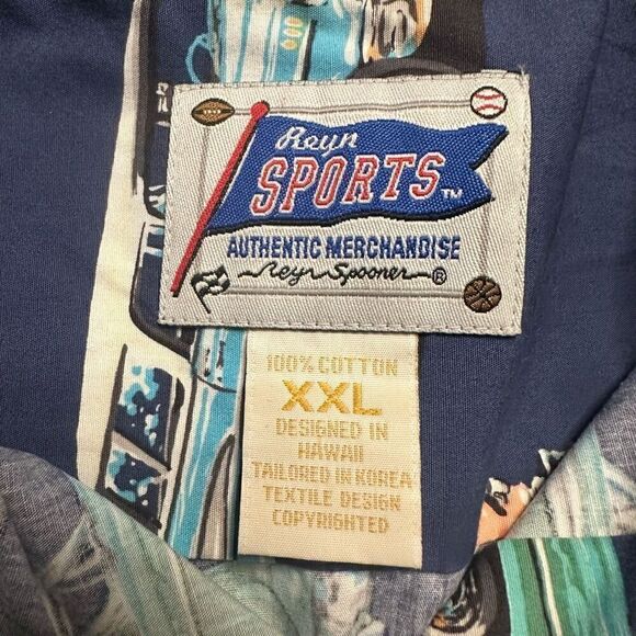 Reyn spooner sports Eddy classic Chevy xxl navy - Picture 2 of 9